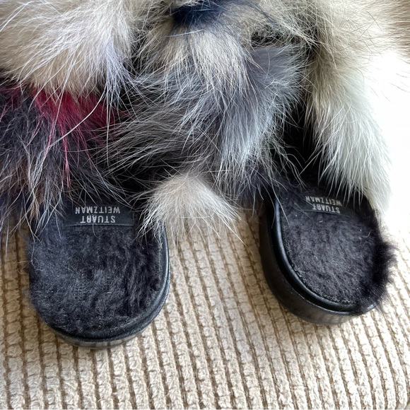 Stuart Weitzman Furgetit Mule Loafer Slides - Picture 9 of 13